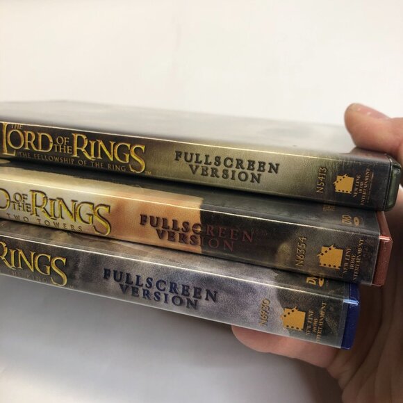 LORD OF THE RINGS Trilogy Fellowship / Two Towers / Return - DVD (Full Screen) - Picture 12 of 13
